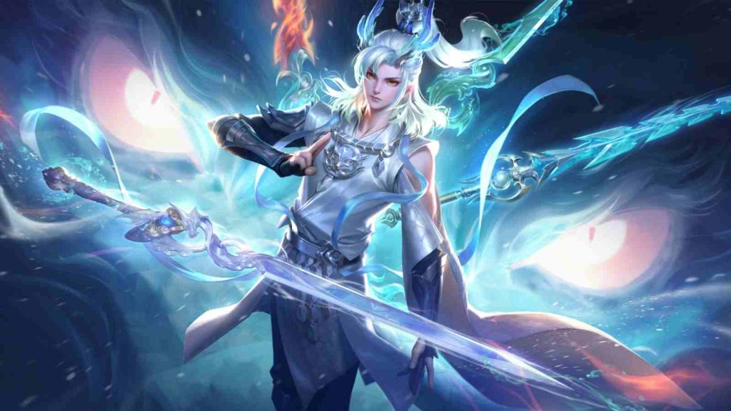 Honor of Kings marksman hero Loong base splashart official wallpaper