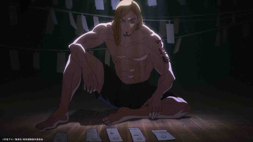 Jujutsu Kaisen character Reggie Star seen preparing for the Culling Game