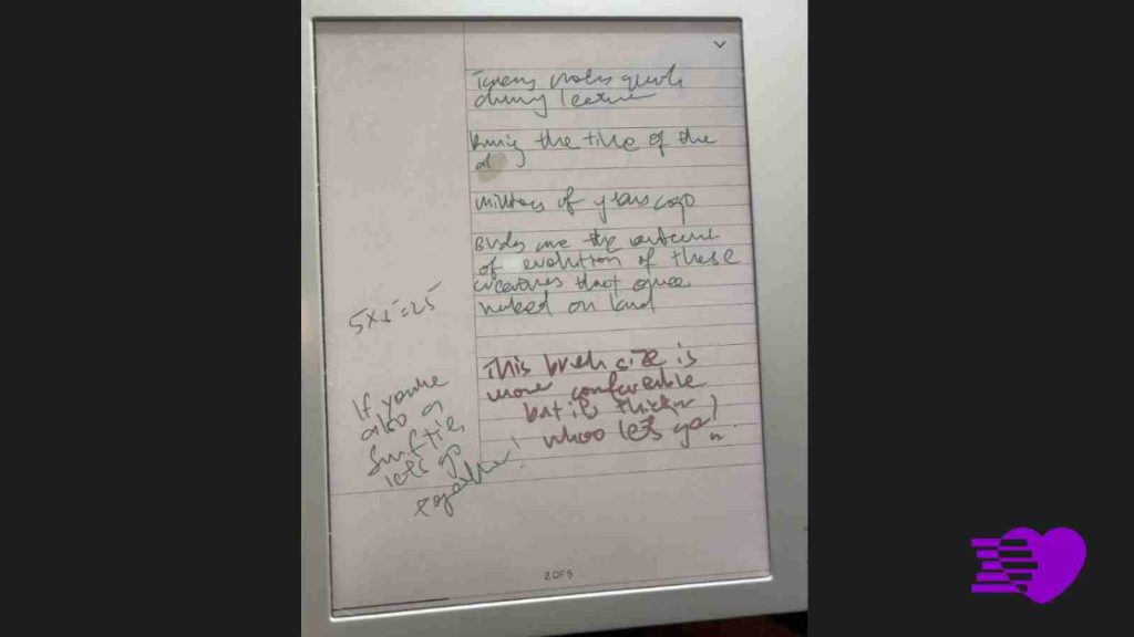 Taking notes on the Kobo Libra Color