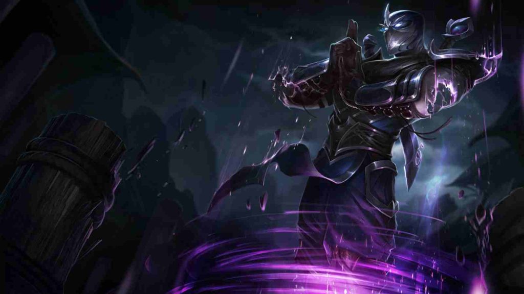 League of Legends tank champion Shen base splashart