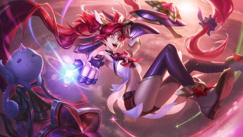 Star Guardian Jinx skin splashart official wallpaper