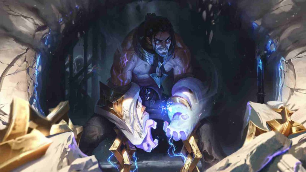 LoL AP champion Sylas base splashart official wallpaper