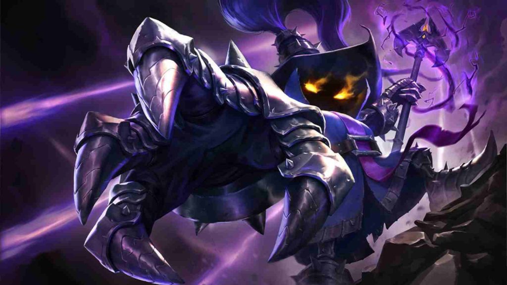 LoL mage champion Veigar base splashart official wallpaper