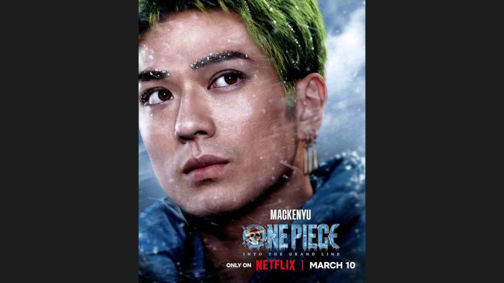 Mackenyu as Zoro in One Piece Live-Action Season 2 official teaser poster