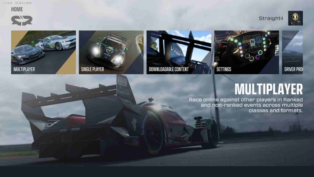Project Motor Racing multiplayer modes