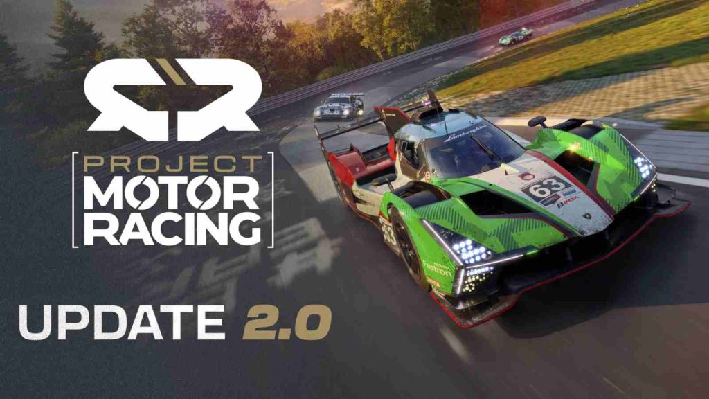 Project Motor Racing 2.0 update key visual