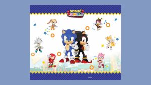 Sonic x Jian Cha and Grab collab key visual