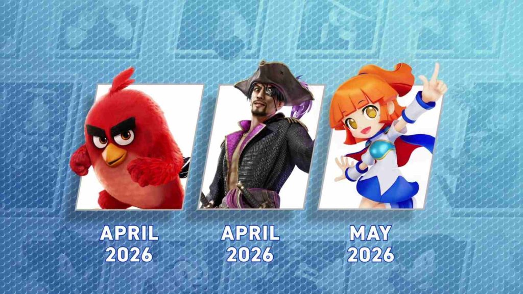 Red from the Angry Birds series and Goro Majima (Captain Majima) from the Like a Dragon &
Yakuza series join the Sonic Racing CrossWorlds roster in April 2026, with Arle from the Puyo Puyo series making her racing
debut in May