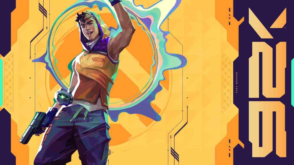 2026 Season's newest Valorant controller agent Miks official wallpaper