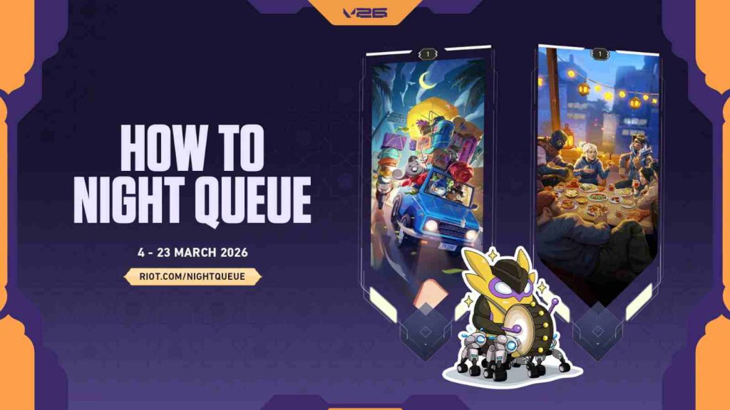 Valorant Night Queue event key visual
