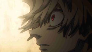 Rudo side profile staring wide-eyed in Gachiakuta Season 1 Episode 24