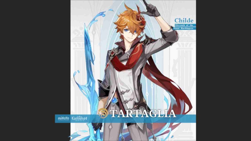 Childe is the 11th of the Fatui Harbingers also known as Tartaglia 