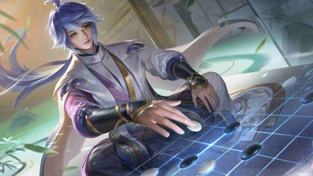HOK mage Yixing base splashart official wallpaper