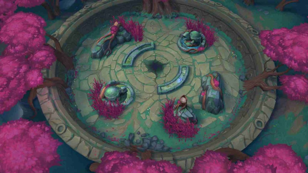 Ancestral Woods Arena map in League of Legends