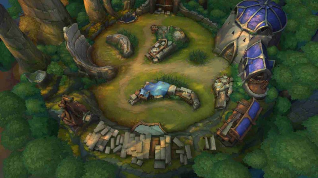 Petricite Grove, a new Arena map in League of Legends Season 2 2026