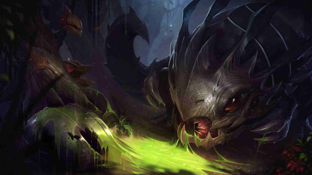 League of Legends marksman champion Kog'Maw base splashart official wallpaper