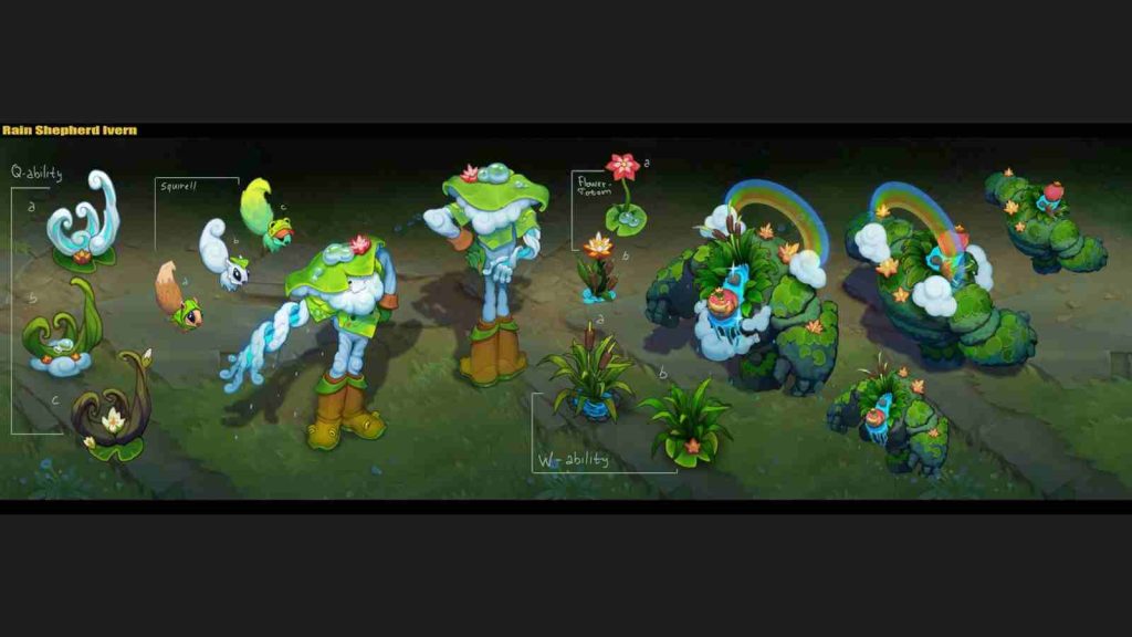 Rain Shepherd Ivern preview with turnarounds