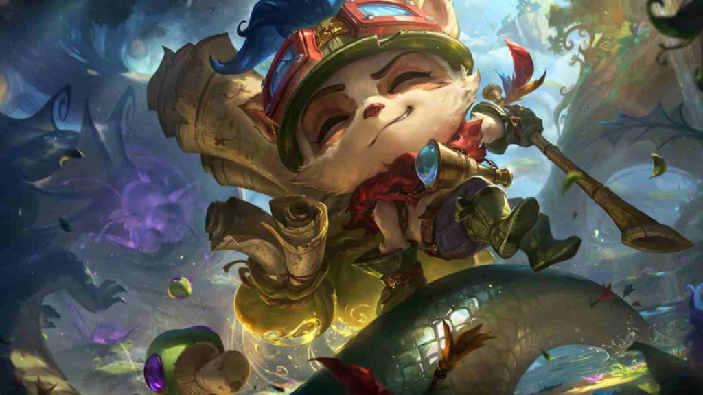 LoL champion Teemo base splashart official wallpaper