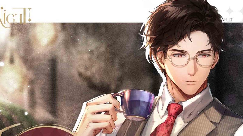 Lu Chen from Light and Night holding a cup.