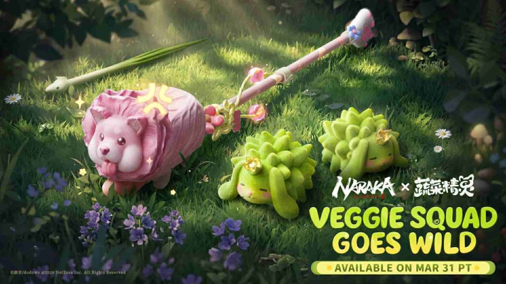 Vegetable Fairy collaboration in Naraka Bladepoint key visual
