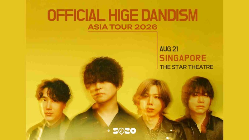 OFFICIAL HIGE DANDISM Asia tour stop in Singapore official poster