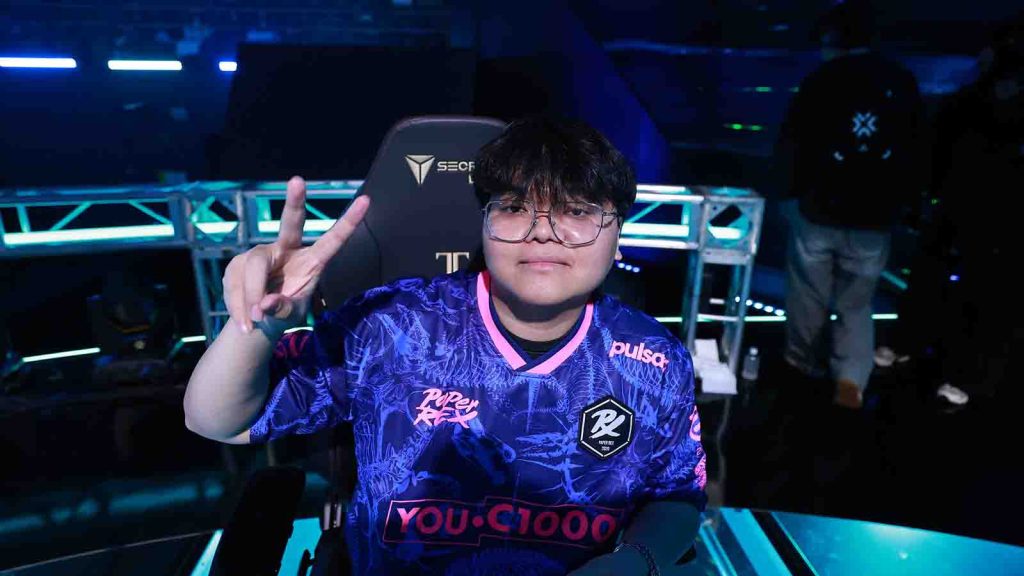 Paper Rex Valorant player Khalish "d4v41" Rusyaidee seen at VCT Pacific Kickoff 2026