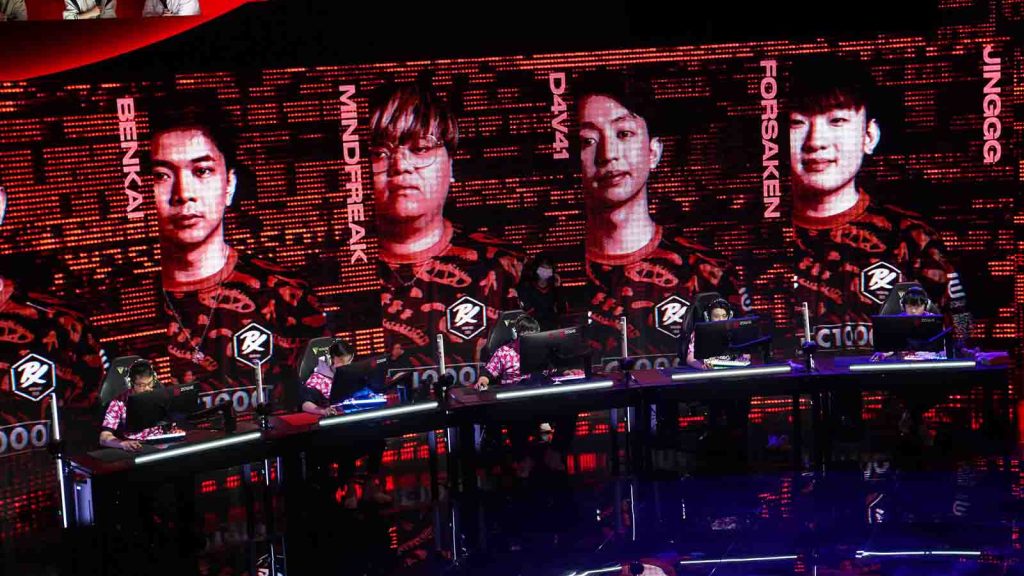 Paper Rex Valorant roster seen on the VCT Pacific League stage in 2023