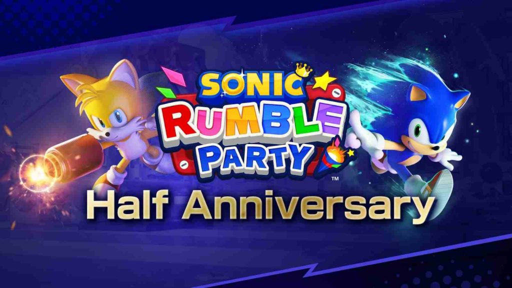 Sonic Rumble Party Half Anniversary key visual