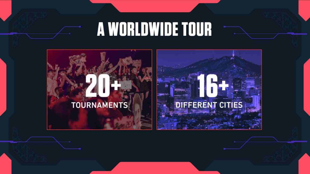 VCT 2027 is a worldwide tour heading to more than 16 cities with over 20 tournaments