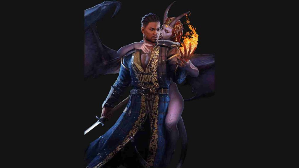 Wyll Ravengard official keyart in Baldur's Gate 3