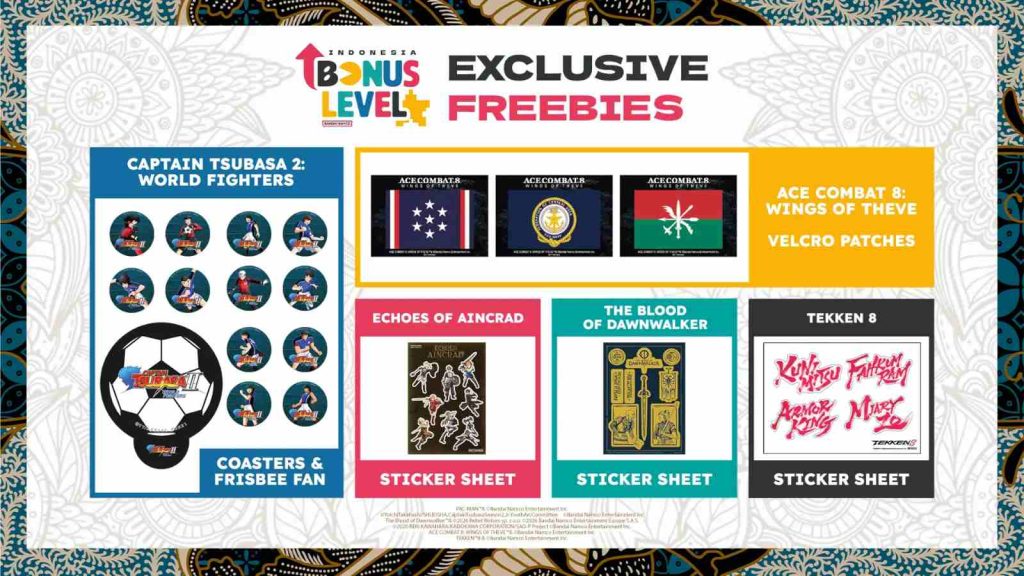 Bonus Level Indonesia 2026 all freebies available for redemption