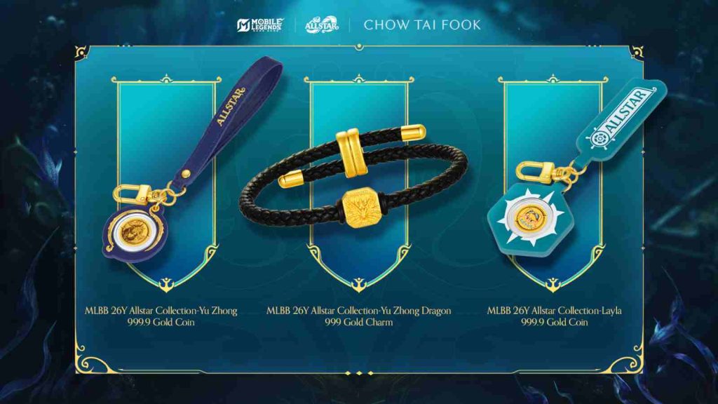 Chow Tai Fook x MLBB ALLSTAR 2026 jewelry collection