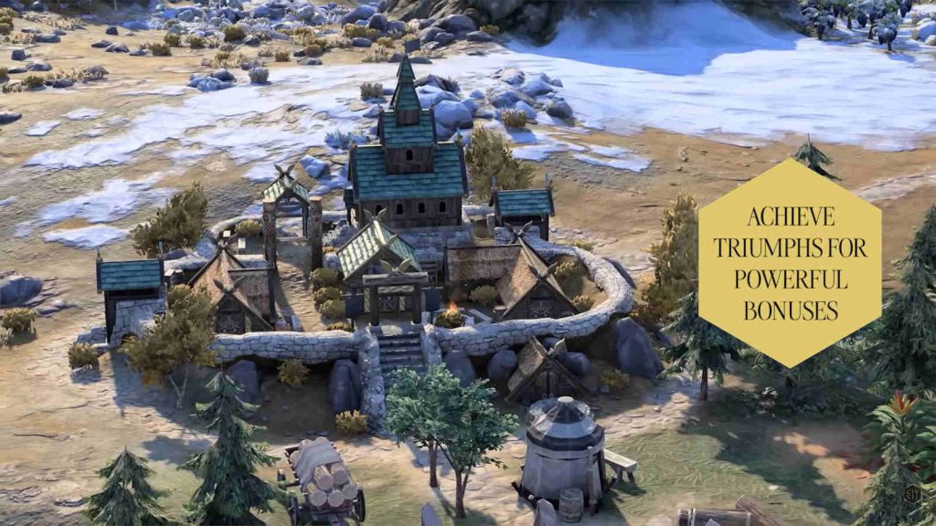 Civilization VII Test of Time Update showing how to achieve triumphs for powerful bonuses in-game