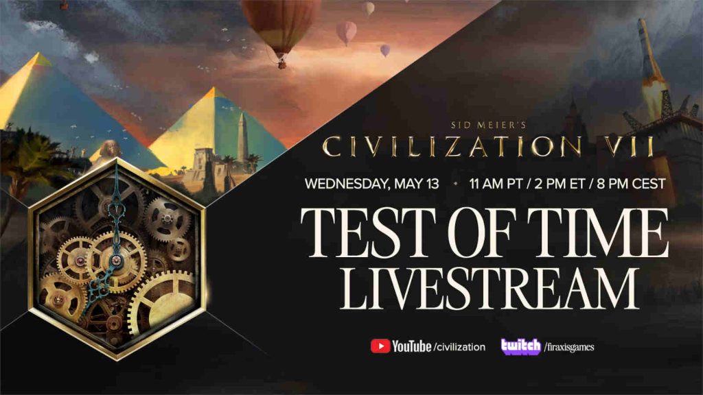Civilization VII Test of Time Update developer livestream key visual