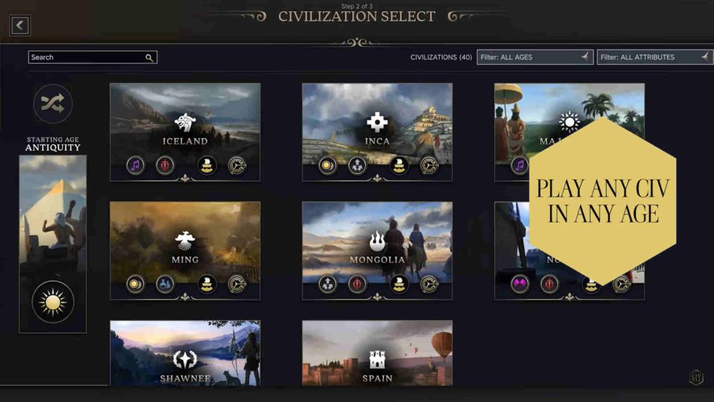 Civilization VII Test of Time Update allows players to play Civ in any age
