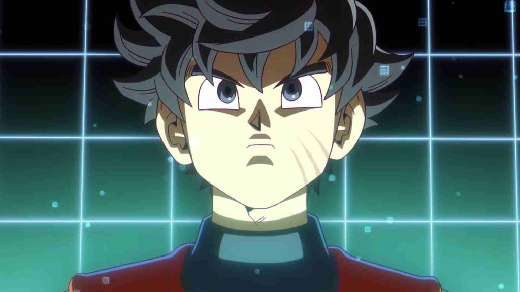 Close-up of Brett during transformation in Dragon Ball Xenoverse 3 Age 1000