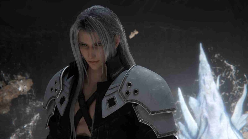Sephiroth looking serious in Final Fantasy 7 Rebirth