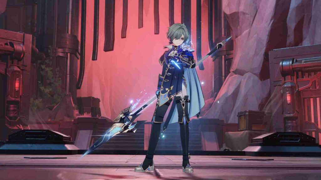 Lohen posing in Genshin Impact official screenshot