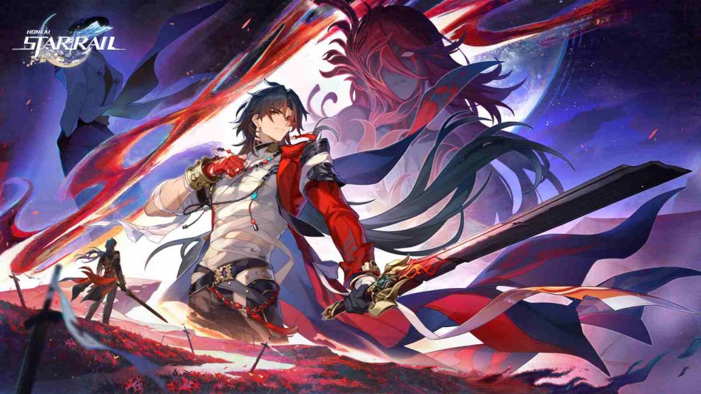Honkai Star Rail 4.3 key visual featuring Mortenax Blade