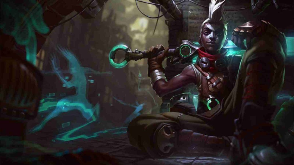 LoL AP champion Ekko official splashart