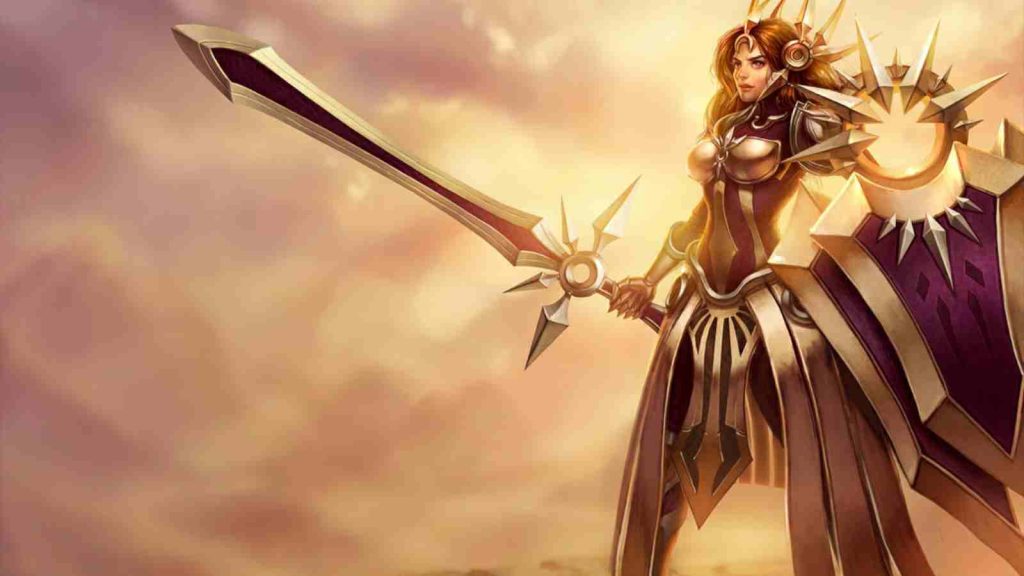 LoL support champion Leona official splashart
