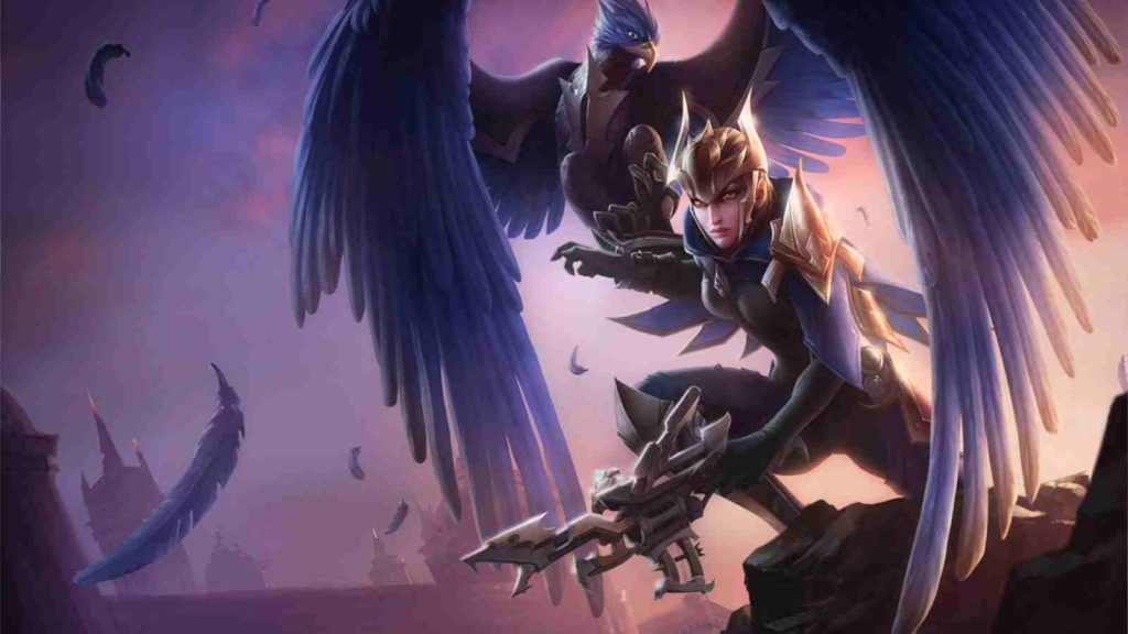 AD carry champion Quinn splashart official wallpaper