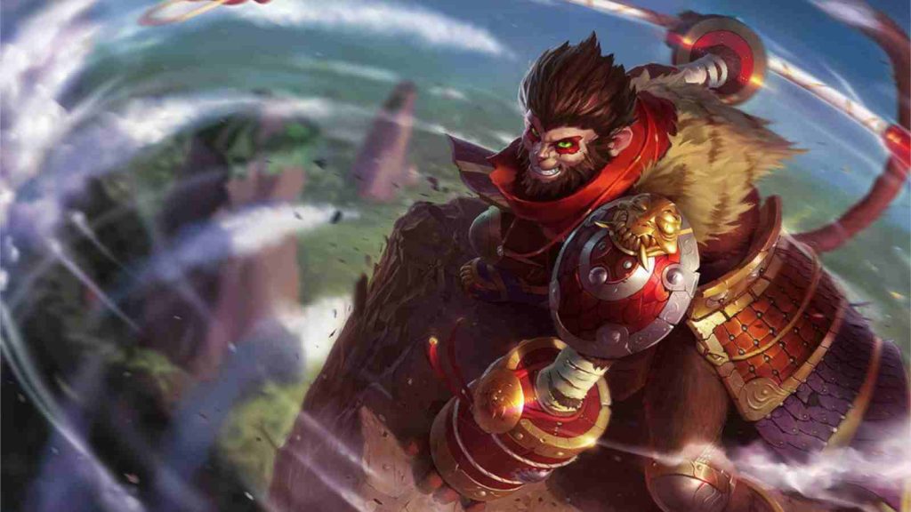 League of Legends Wukong splashart official wallpaper