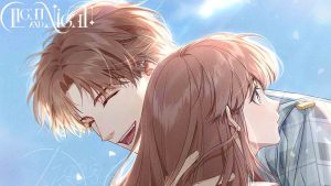 Xia Mingxing hugging the female main character (Designer) in Light and Night.