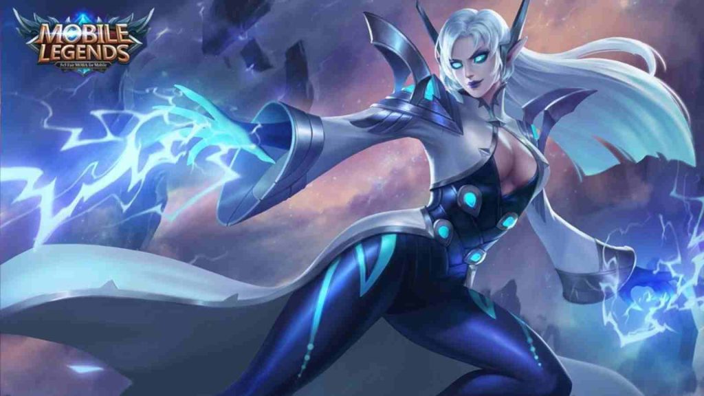 Mobile Legends mage hero Eudora, the lightning weaver official wallpaper