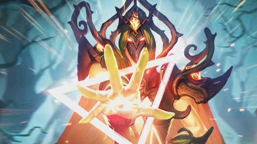 Mobile Legends mage hero Yve Forest Hymn skin official wallpaper