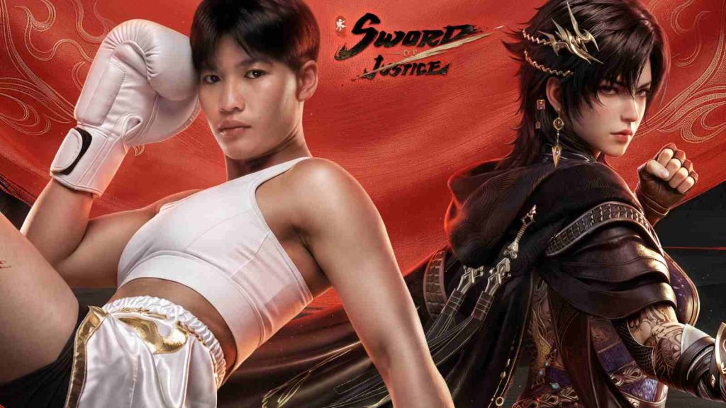 Muay Thai World Champion Phetjeeja takes center stage in Sword of Justice’s Half-Year Anniversary update in official key visual