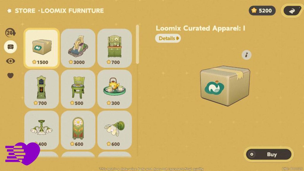 A Loomix Curated Apparel box in Loomix Mart.