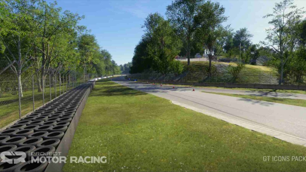 Project Motor Racing GT Icons pack DLC Rocky Knoll Raceway official screenshot at the curve