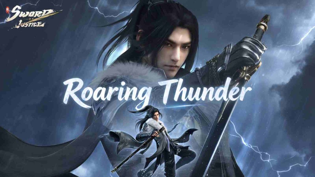 Sword of Justice Roaring Thunder update key visual